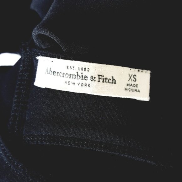 A&F // Black Ladder Back Fit & Flare Mini Dress - Picture 8 of 8